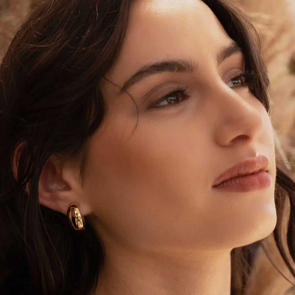 Cut-Out Hoop Earring – Urban Farmgirl