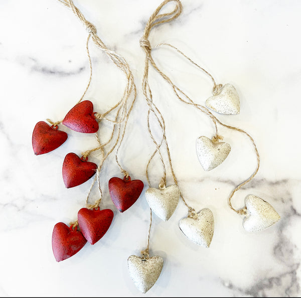 Metal Heart Garland