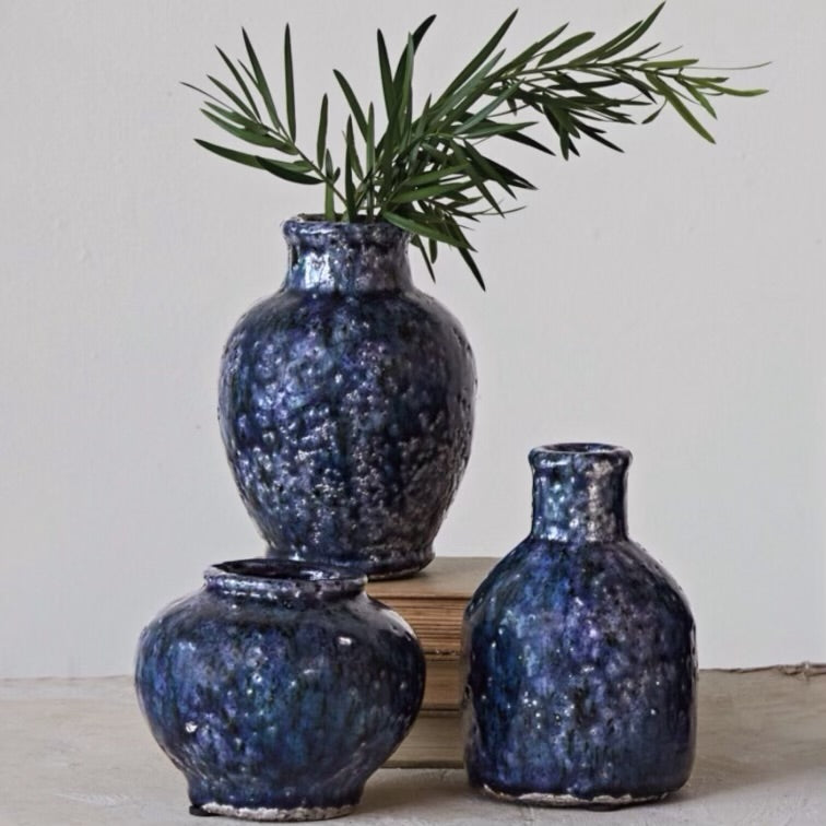 Catherine Vase - Dark Blue