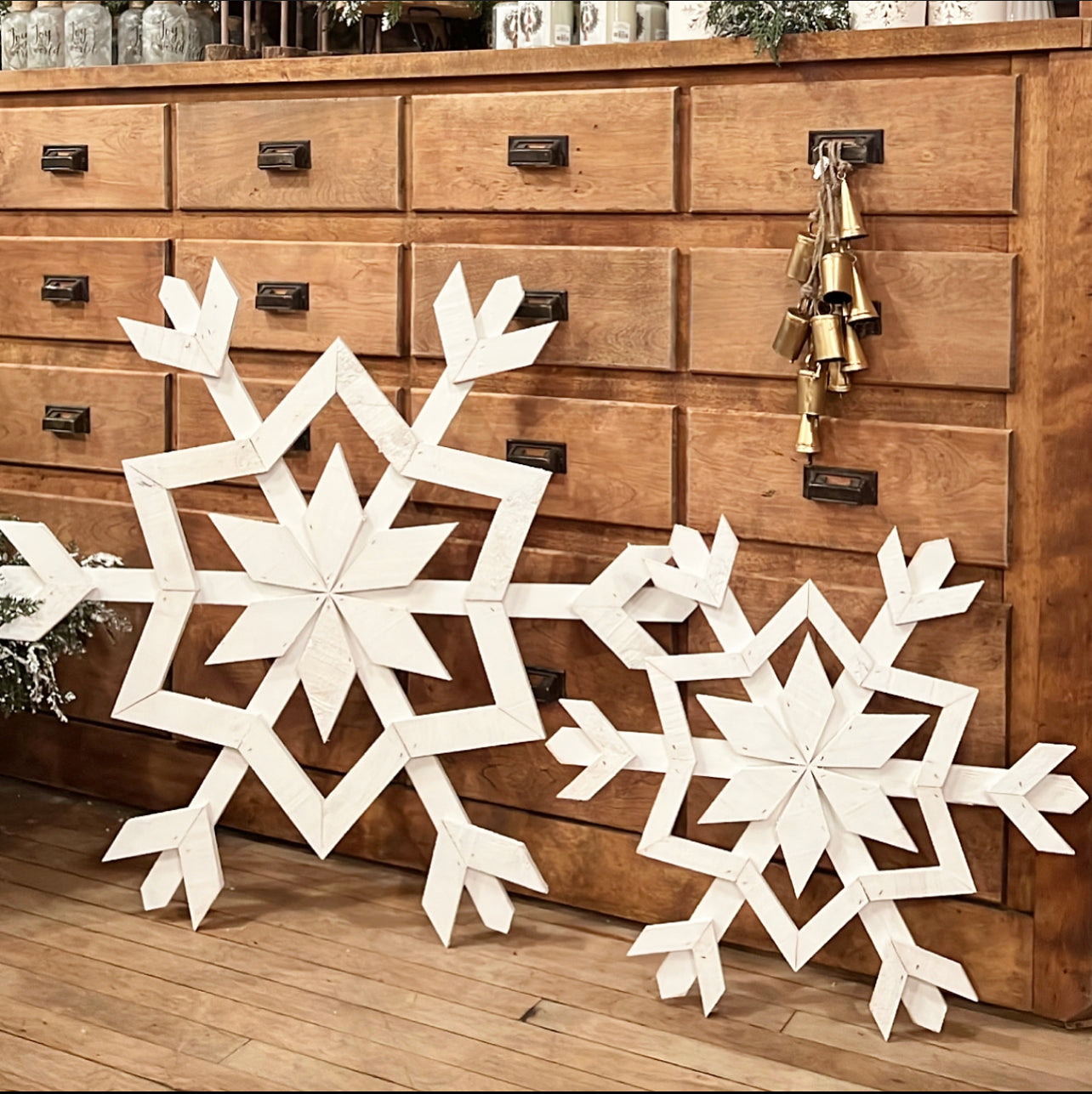 Large Wood Snowflakes - Design #2 – Urban Farmgirl