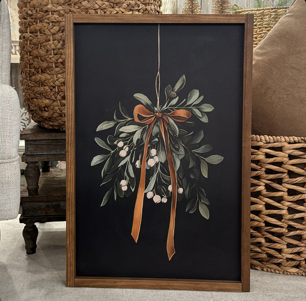 Mistletoe Framed Art