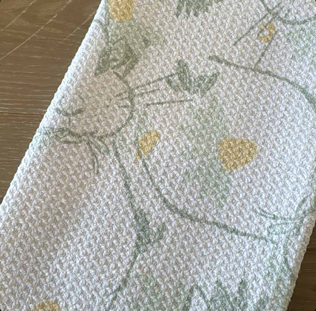 Geometry Bunny Towel #2