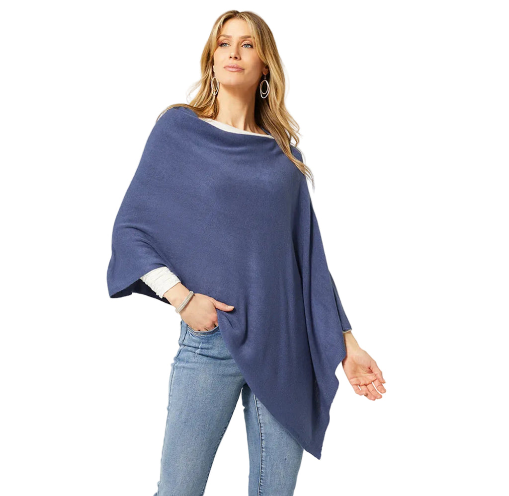 Lightweight Poncho - Denim – Urban Farmgirl