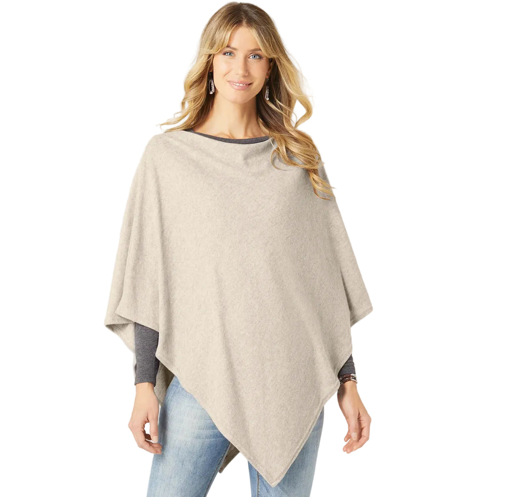 Taupe Brushed Poncho – Urban Farmgirl