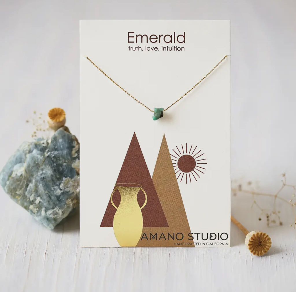 Emerald Stone Necklace