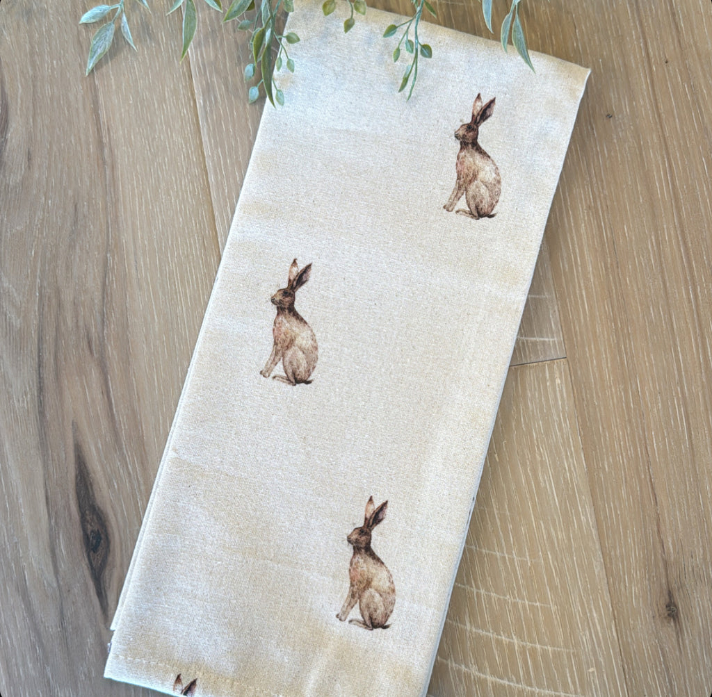 Brown Bunny Dish Towel