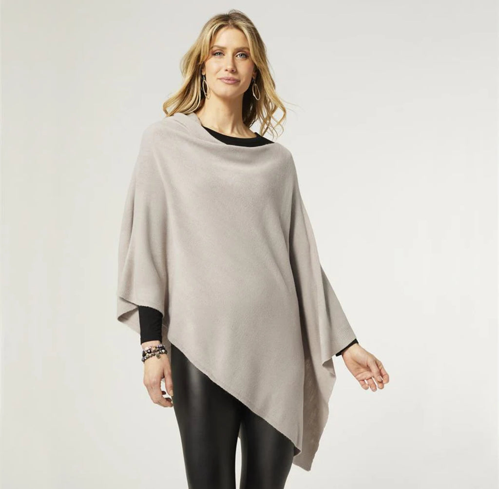 Lightweight Poncho - Silver