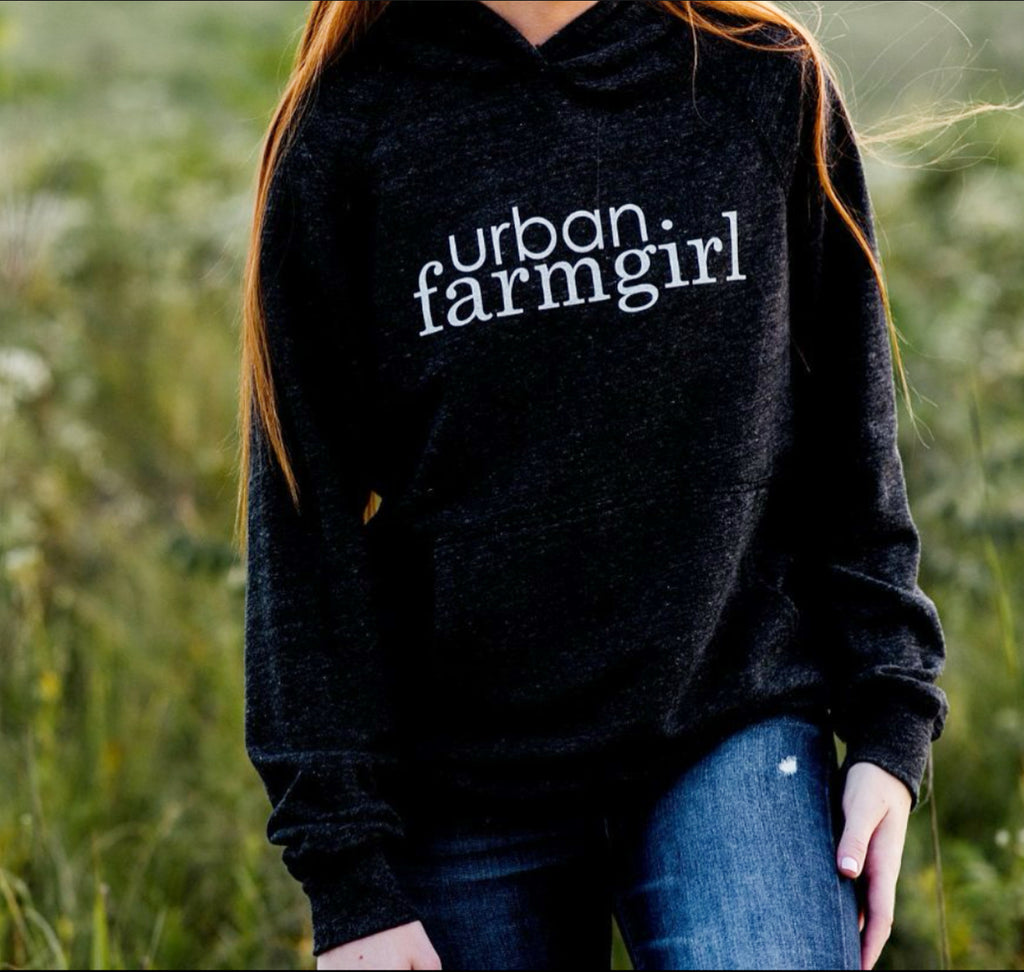 Urban Farmgirl Hoodie - Black