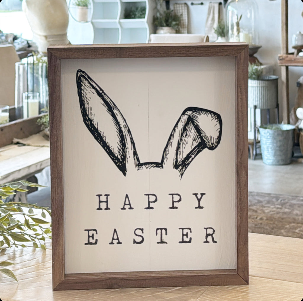 Happy Easter Ears Sign