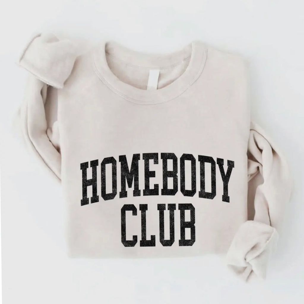 Homebody Club Sweatshirt - Natural