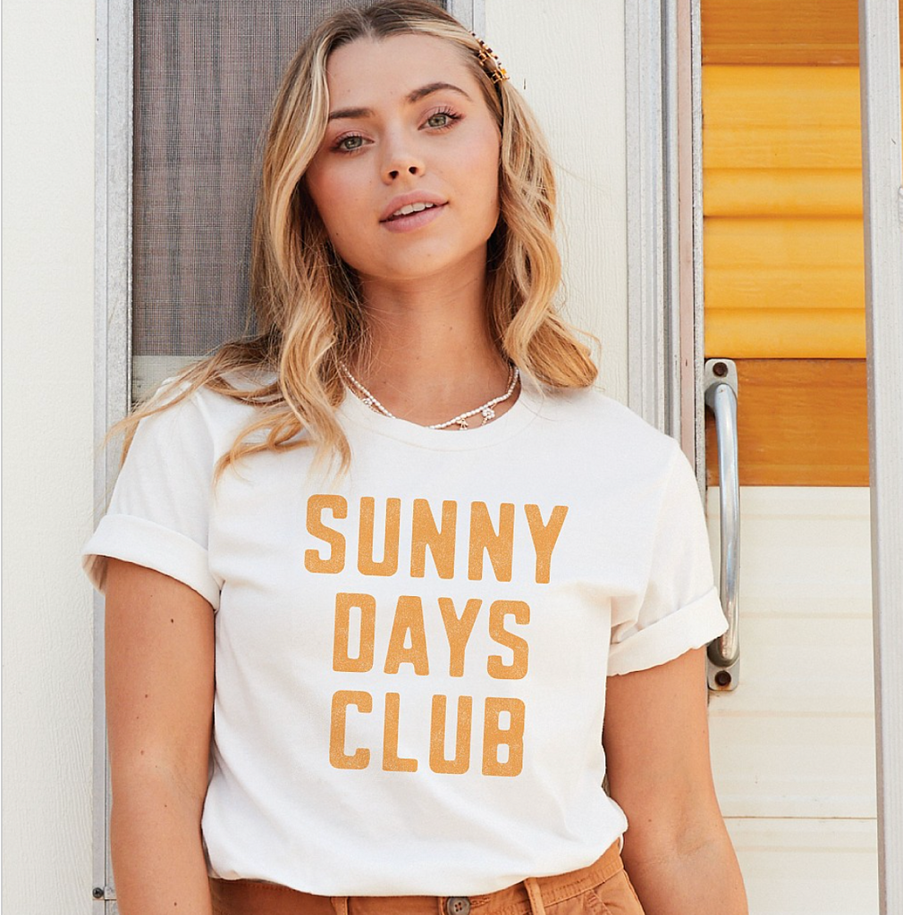 Sunny Days T-Shirt - Cream