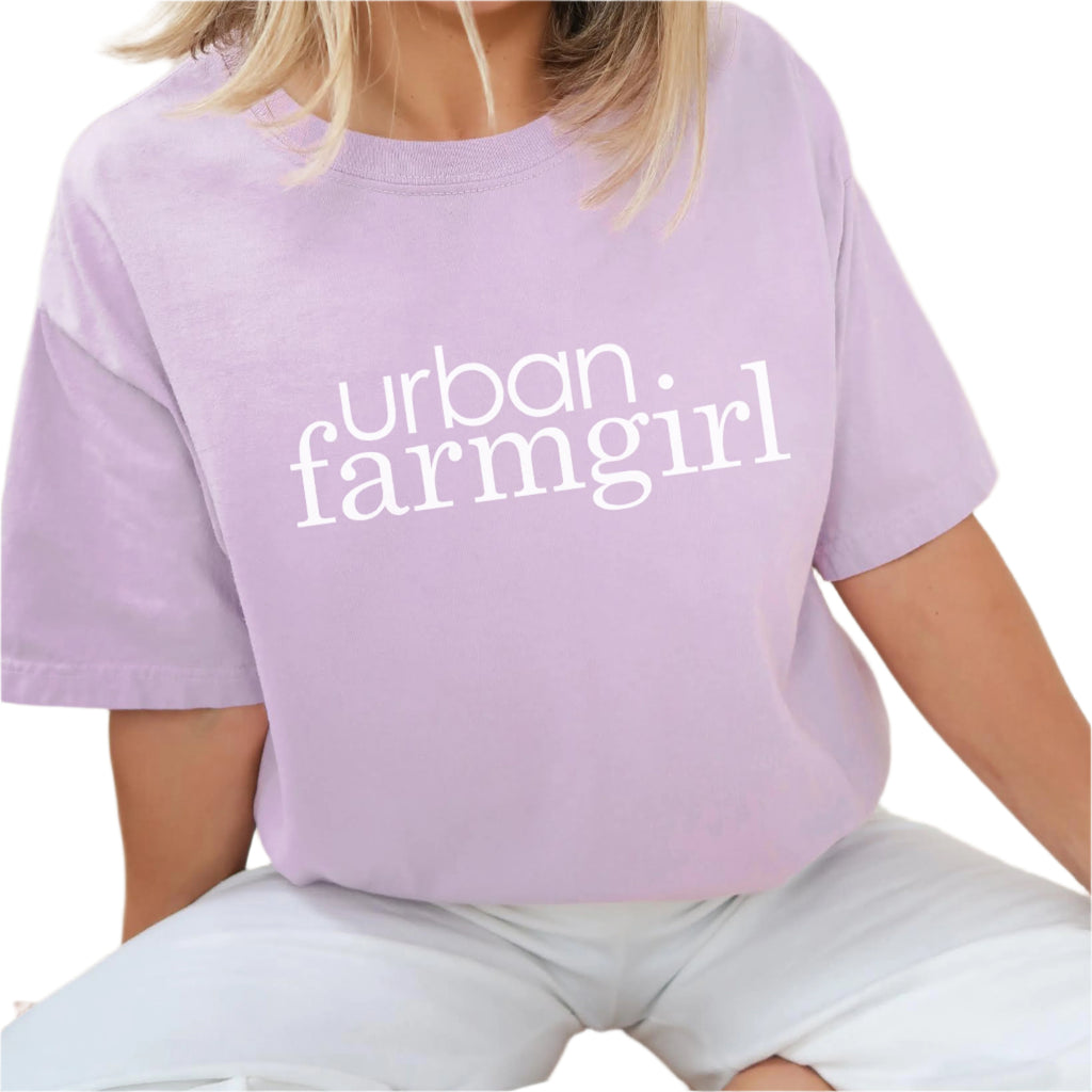 Light Purple UF T-Shirt – Urban Farmgirl
