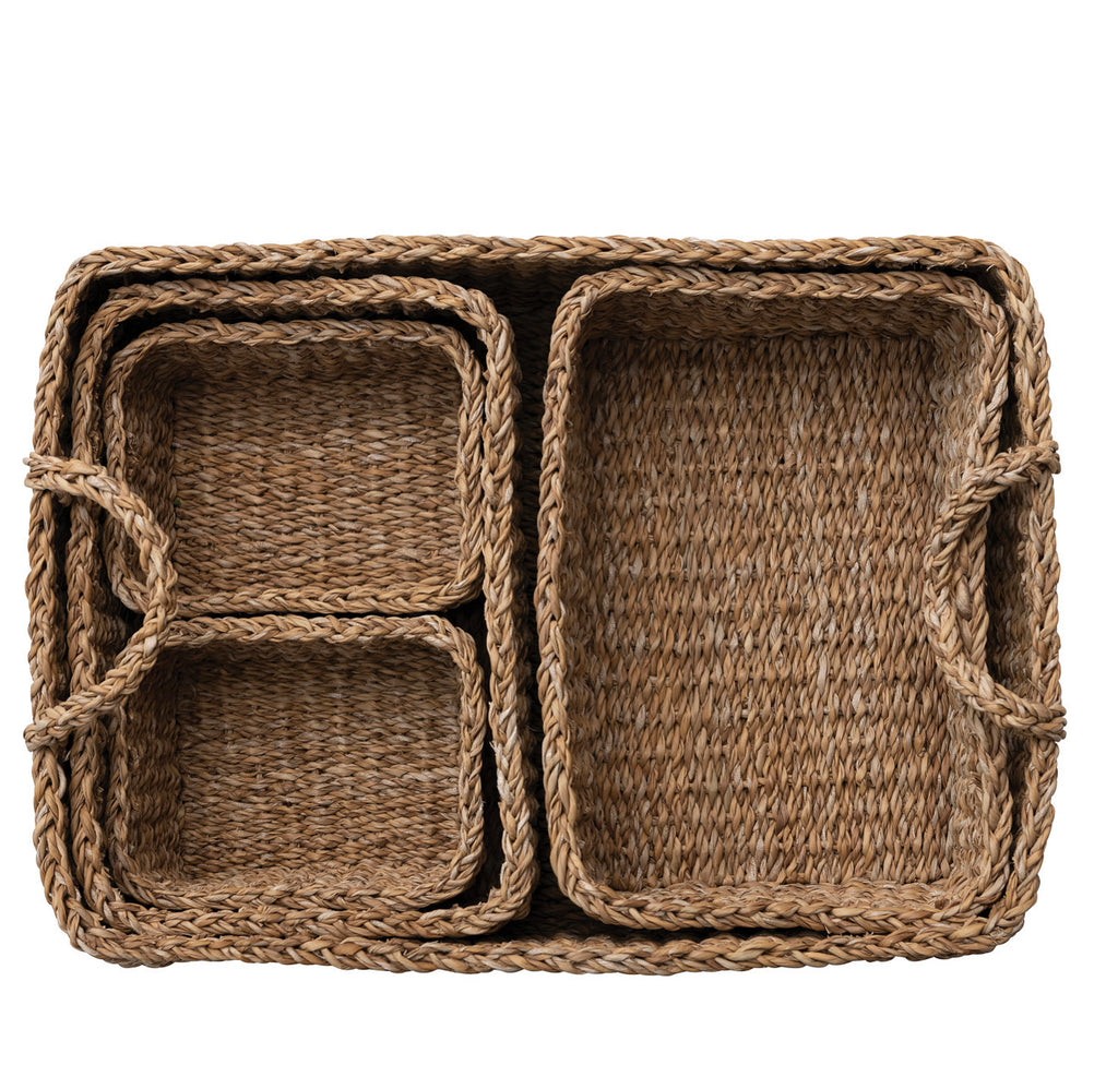 Rectangular Seagrass Basket - 3 sizes