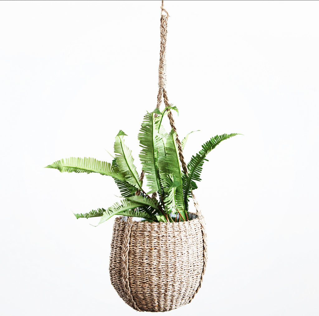 Seagrass Hanging Basket