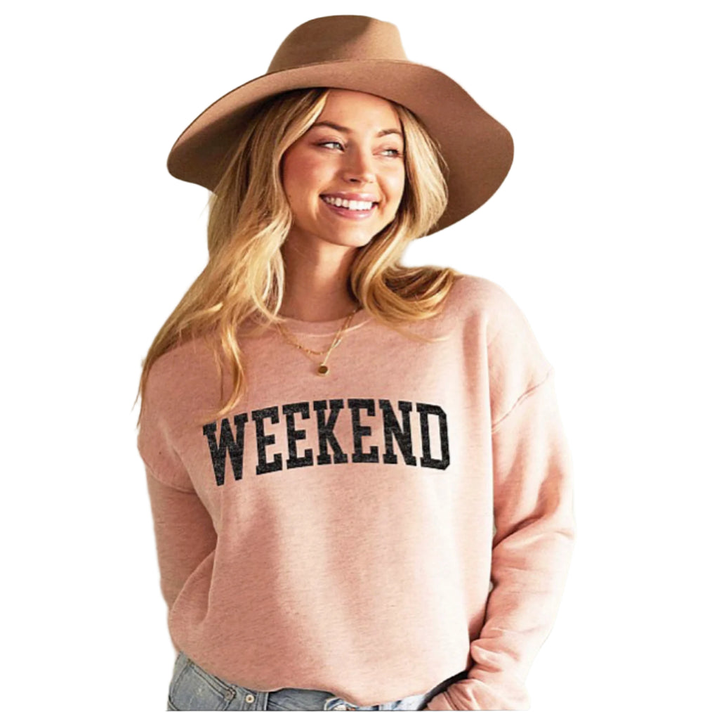 Weekend Sweatshirt - Rose