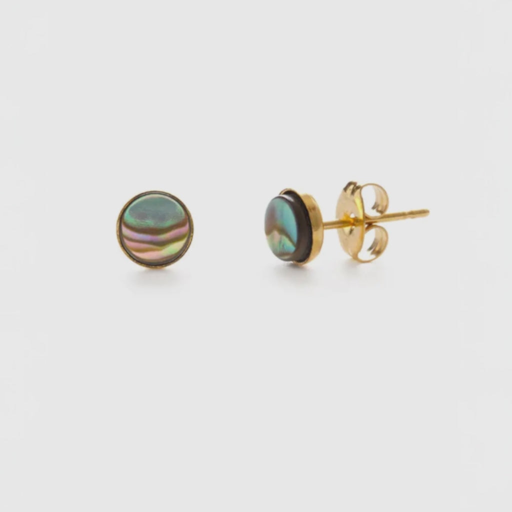 Abalone Stud Earrings