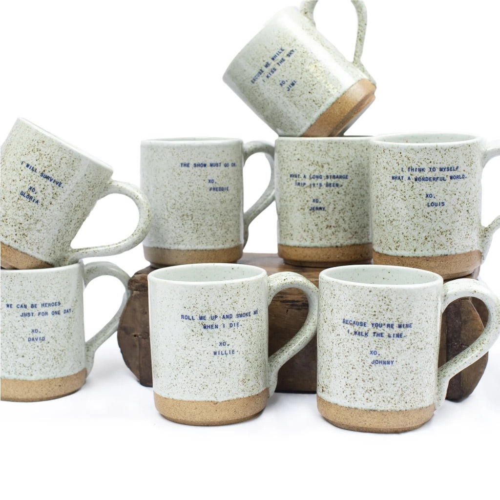 Singer Quote Mugs - 8 styles