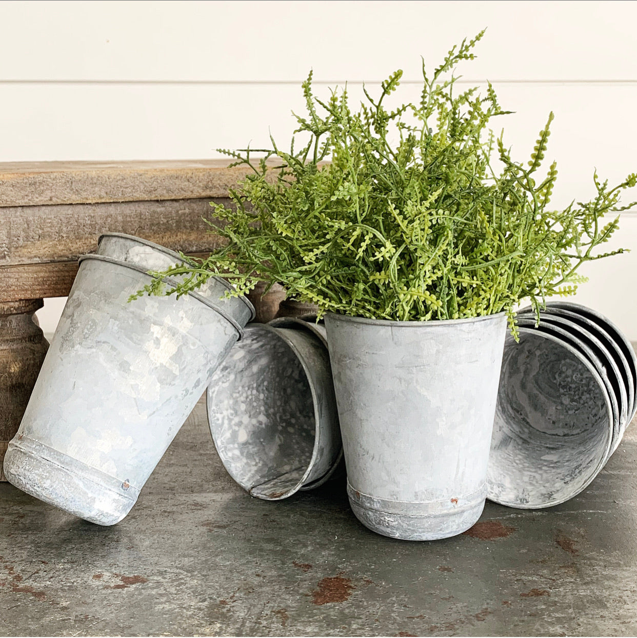 aluminum plant pot Vintage French Pots – Urban Farmgirl