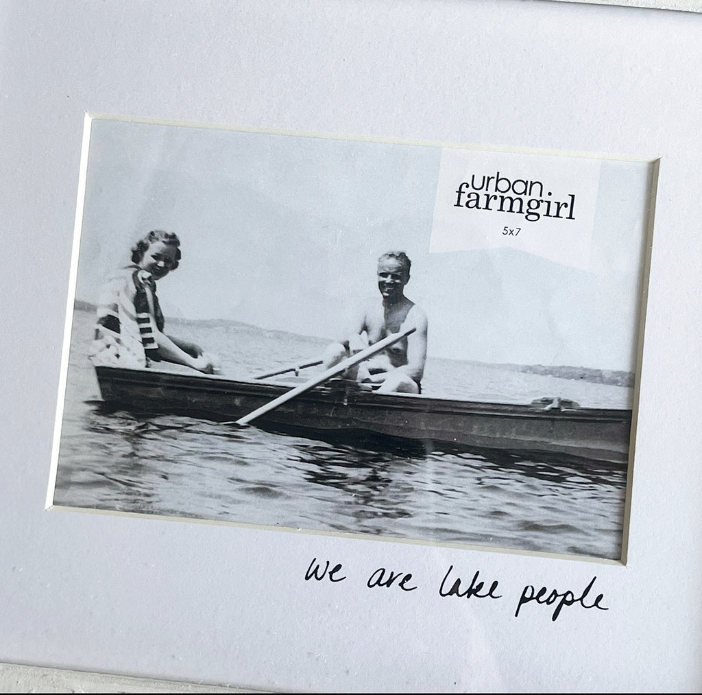 “We are Lake People” Frame