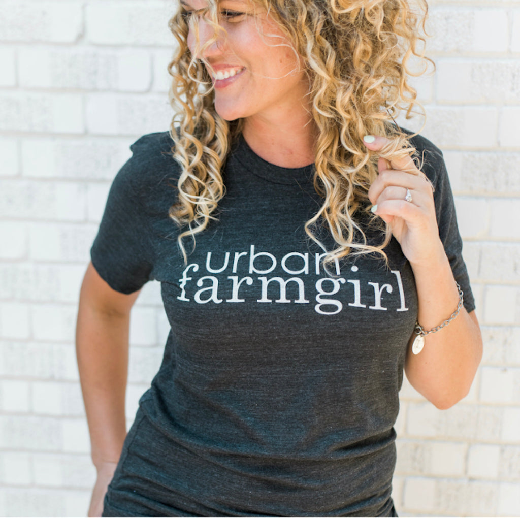 Heather Black Urban Farmgirl T-shirt