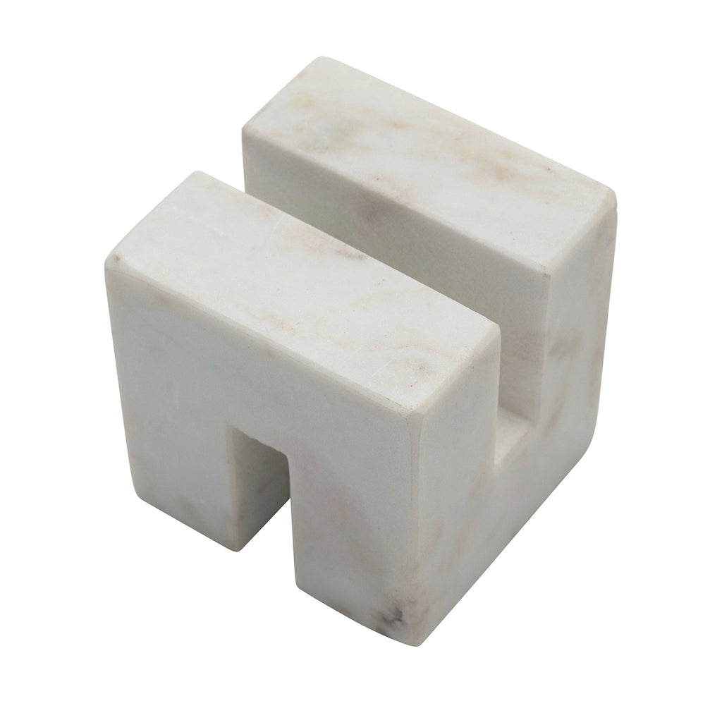 White Marble Stand-3-1/2" Square