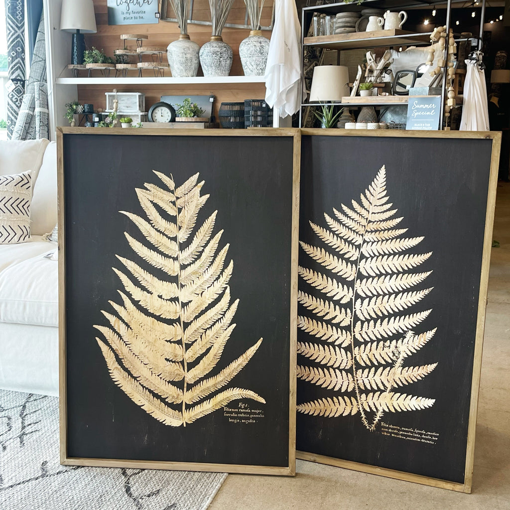 Wood Framed Fern Prints (local pick-up only)