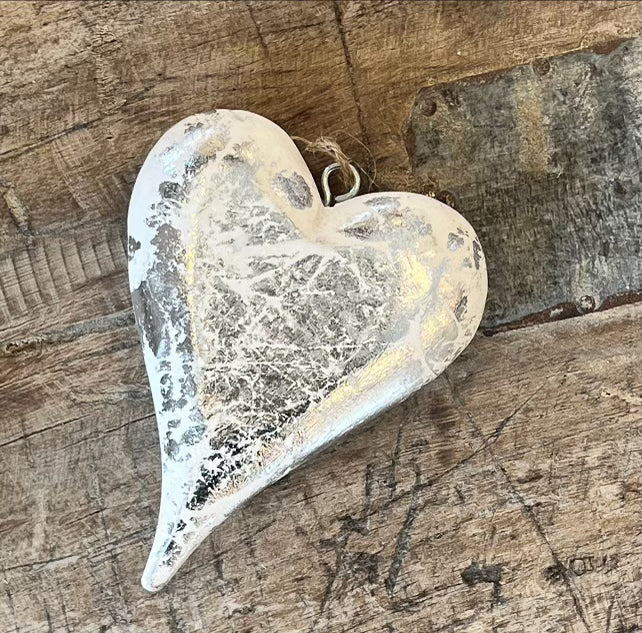 Rustic Silver Heart