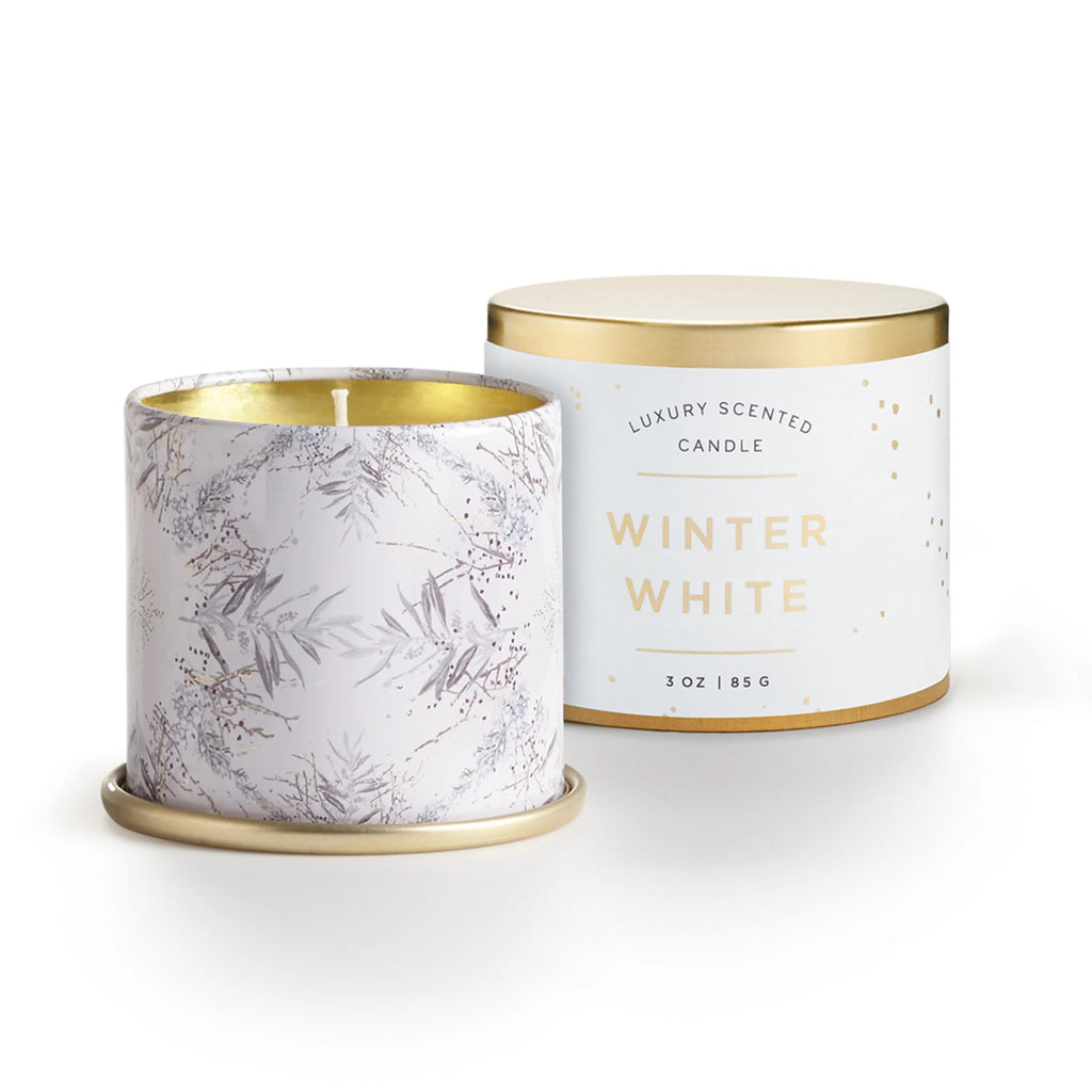 Winter White Candle - Small Tin