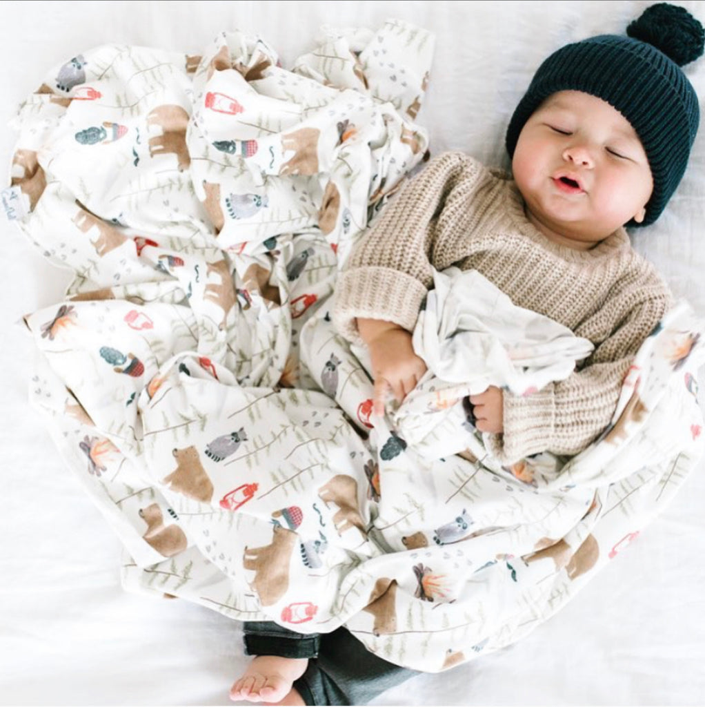 Copper pearl camo discount swaddle